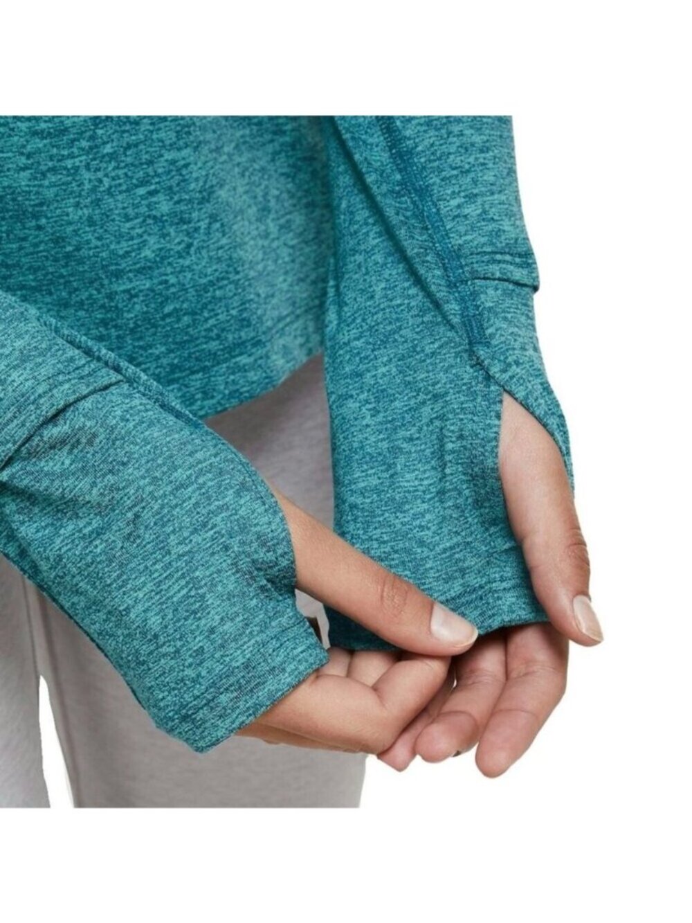 Nike Dri-Fit Running Quarter Zip Pullover Long Sleeve Athletic Gorpcore Top - Picture 9 of 9